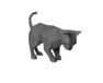 Smokey Cat Papier Handwerk 3d Modelle papier handwerk 3d modelle