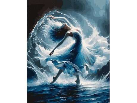 Schwerelosigkeit 40x50 cm malen nach zahlen