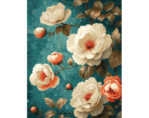 Symphonie der Blumen 40x50 cm