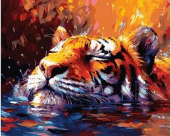 Versunken in seine Gedanken  40x50 cm