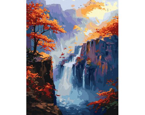 Herbstkaskaden 40x50 cm