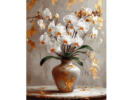 Blumenmelodie 40x50 cm malen nach zahlen