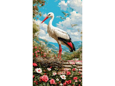 Wächter der Wiesen 40x70 cm malen nach zahlen