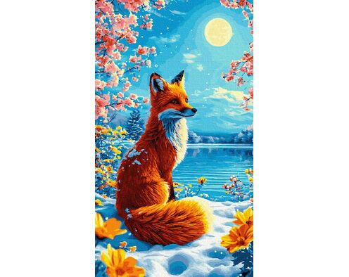 Waldgeschichte 40x70 cm