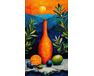 Zwischen Wasser und Himmel 40x70 cm malen nach zahlen
