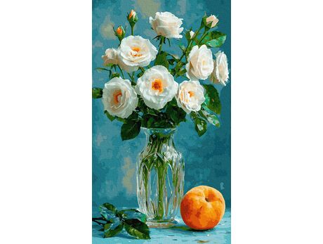 Moment der Blüte 40x70 cm malen nach zahlen