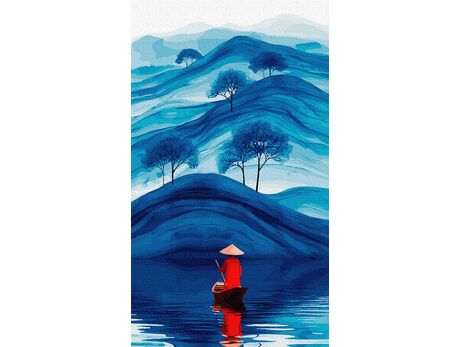 Zwischen dem Klang der Stille 40x70 cm malen nach zahlen