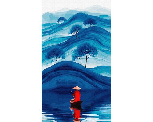 Zwischen dem Klang der Stille 40x70 cm