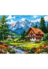 Abgeschiedenheit im Tal 40x50 cm