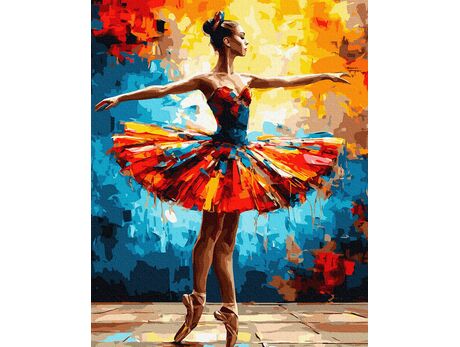 Magie der Pirouette 40x50 cm malen nach zahlen