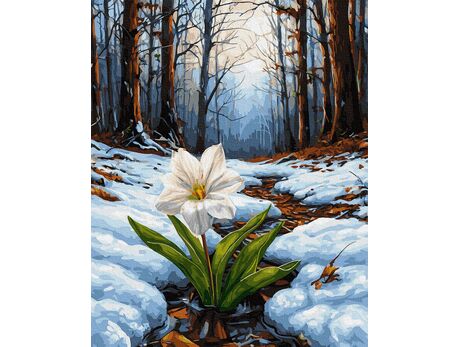 Erster Atemzug 40x50 cm malen nach zahlen