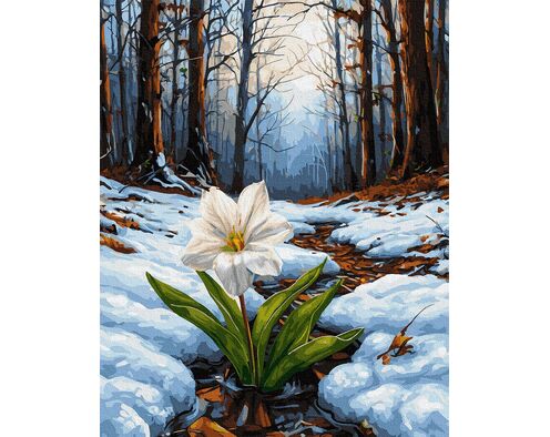 Erster Atemzug 40x50 cm