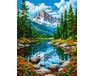 Im Land aus Felsen und Himmel 40x50 cm malen nach zahlen