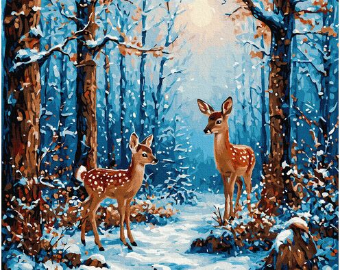 Winterwanderung 40x50 cm