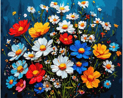 Blühende Dunkelheit 40x50 cm