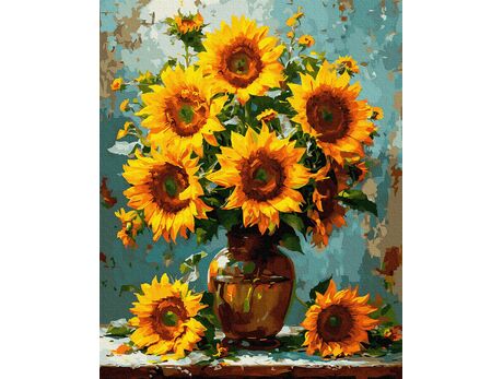Sommerstrahl 40x50 cm malen nach zahlen