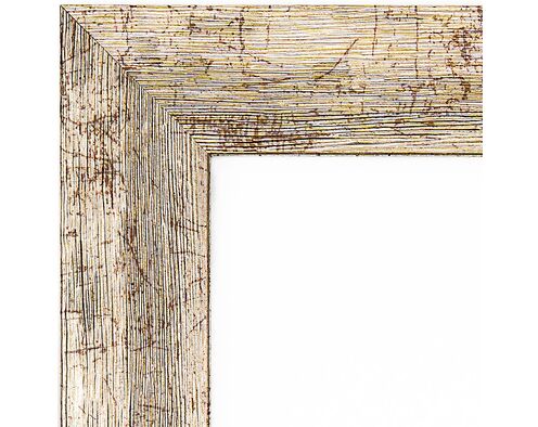 Bilderrahmen für 40x50cm Leinwand helles gealtertes Holz 2073