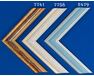 Bilderrahmen für 40x50cm Leinwand türkis mit Gold 2479 rahmen