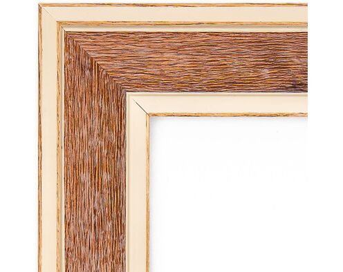 Bilderrahmen für 40x50cm Leinwand hellbraun 2493