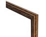 Bilderrahmen für 40x50cm Leinwand Antikgold mit gealtertem Holz 2530 rahmen