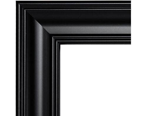 Bilderrahmen für 40x50cm Leinwand Schwarz 2738
