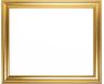Bilderrahmen für 40x50cm Leinwand glänzendes Gold 2745 rahmen