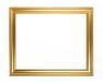 Bilderrahmen für 40x50cm Leinwand glänzendes Gold 2745 rahmen
