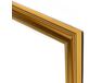 Bilderrahmen für 40x50cm Leinwand glänzendes Gold 2745 rahmen