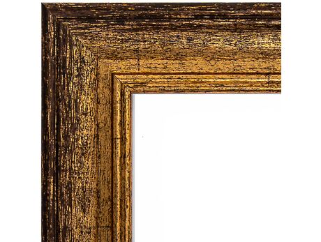 Bilderrahmen für 40x50cm Leinwand altes Vintage-Gold 2776 rahmen