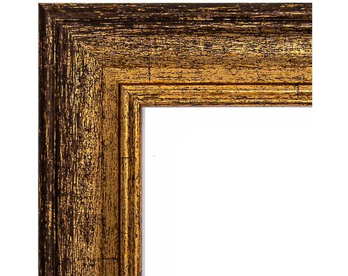 Bilderrahmen für 40x50cm Leinwand altes Vintage-Gold 2776