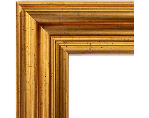 Bilderrahmen für 40x50cm Leinwand Gold 2974