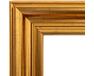 Bilderrahmen für 40x50cm Leinwand Gold 2974 rahmen