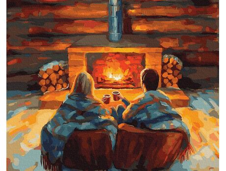 Gemütliches Zuhause 40x50 cm malen nach zahlen