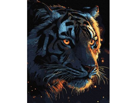 Augen des Jägers 40x50 cm malen nach zahlen