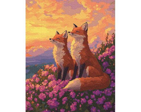 Fuchs Reflexionen 40x50 cm