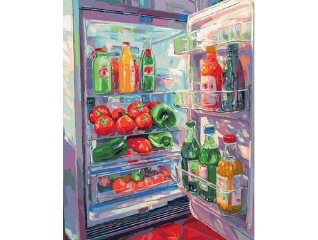 Kühle Fantasie 40x50 cm malen nach zahlen