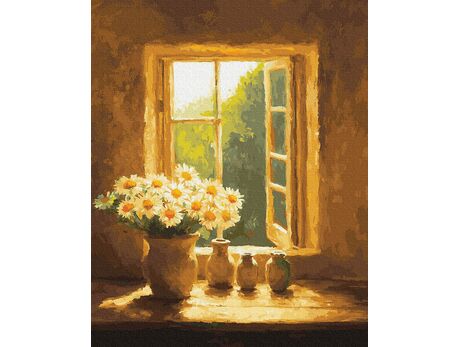 Angehaltene Nachmittag 40x50 cm malen nach zahlen