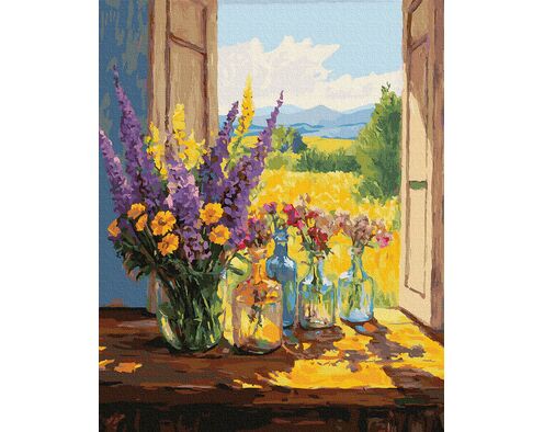 Wiese ins Haus geholt 40x50 cm