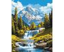 Das grüne Herz der Berge 40x50 cm malen nach zahlen