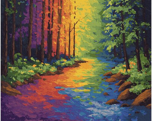 Die Straße der Träume 40x50 cm