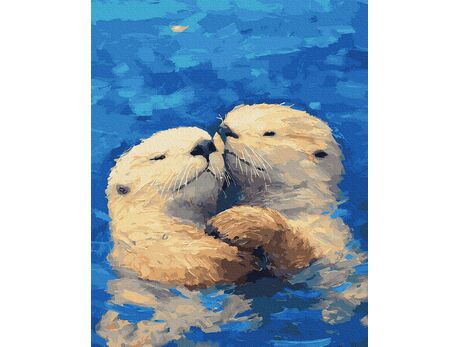 Fließende Gefühle 40x50 cm malen nach zahlen