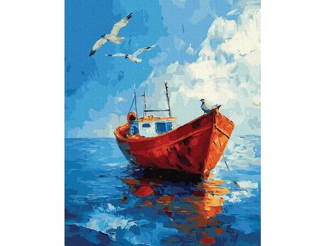 Unter den Flügeln des Windes 40x50 cm malen nach zahlen