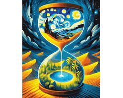 Sanduhr des Universums 40x50 cm