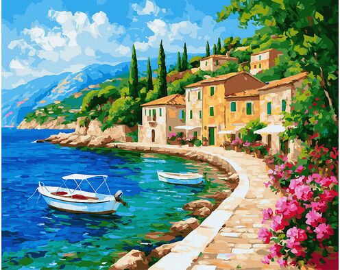 Smaragdstrom 40x50 cm