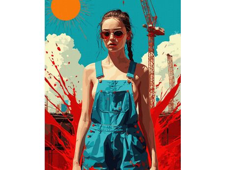 Unaufhaltbar 40x50 malen nach zahlen