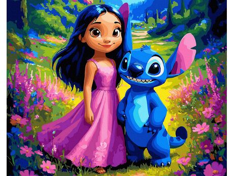 Freund aus den Sternen 40x50 cm malen nach zahlen