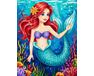 Meerjungfrau und die Magie der Tiefen 40x50 cm malen nach zahlen