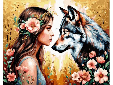 Goldene Morgendämmerung des Mutes 40x50 cm malen nach zahlen