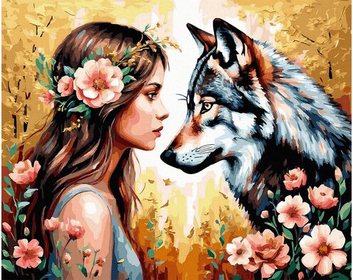 Goldene Morgendämmerung des Mutes 40x50 cm