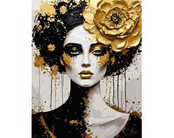 Zwei Gesichter einer Seele 40x50 cm